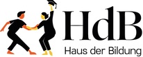 Tanzpaar am Logo des Haus der Bildung in 1020 Wien